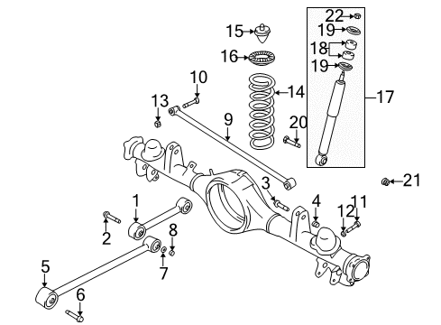 2001 Chevy Tracker Rear Suspension Diagram