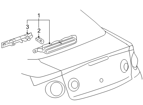 2007 Pontiac G5 High Mount Lamps Diagram