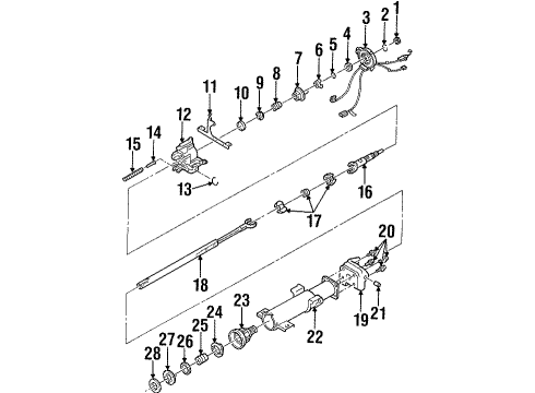 1997 Oldsmobile Cutlass Housing & Components Diagram