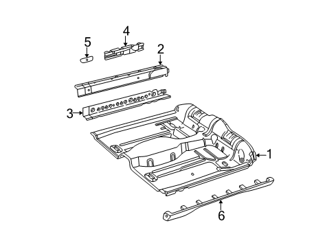 1997 Chevy Cavalier Molding Asm,Rocker Panel(LH) *Primed. Diagram for 12463298