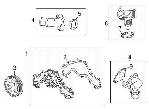 2021 Cadillac CT5 Water Pump Diagram 2 - Thumbnail