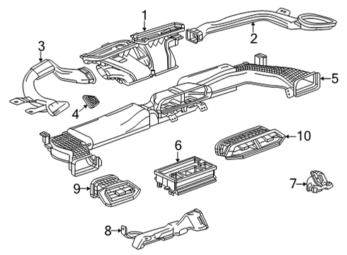 2021 Chevy Trailblazer Ducts Diagram 1 - Thumbnail