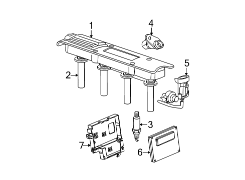 2003 Saturn Ion Ignition System Diagram 1 - Thumbnail