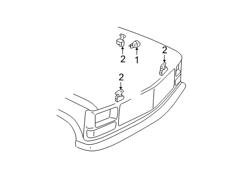 2000 GMC K3500 Electrical Components Diagram 1 - Thumbnail