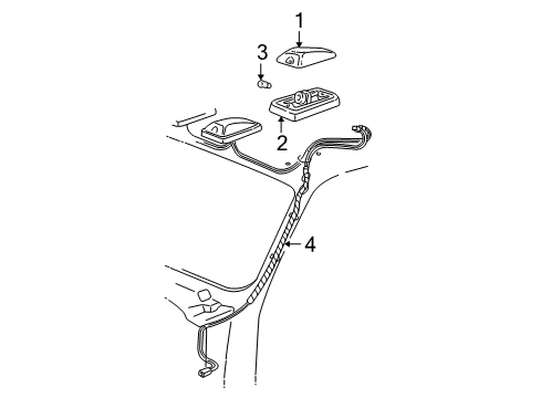 1997 GMC K2500 Clearance Lamps Diagram 3 - Thumbnail