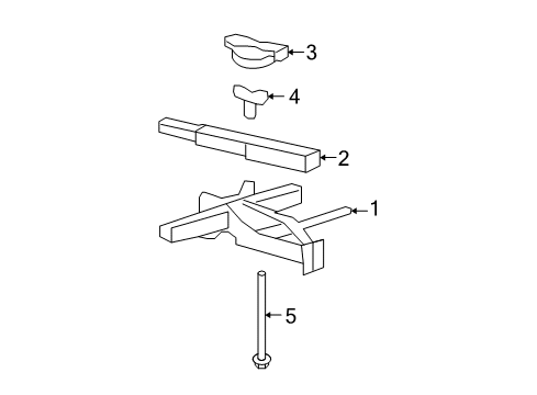 2008 Chevy Malibu Jack & Components Diagram