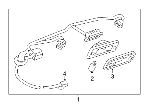 2019 Chevy Spark License Lamps Diagram