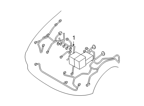 2011 Chevy Aveo5 Harness Asm,Engine Wiring Diagram for 96650866