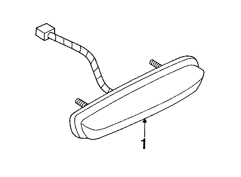 1995 Saturn SL1 High Mount Lamps Diagram