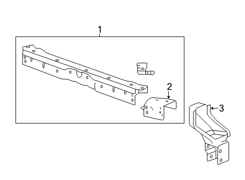 2015 Chevy Malibu Radiator Support Diagram