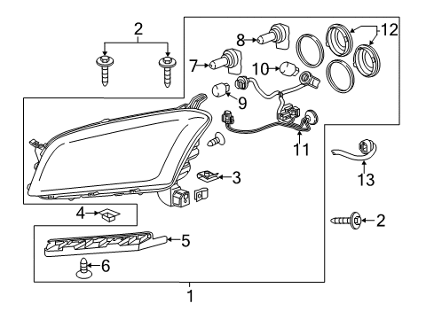 2016 Chevy Trax Bulbs Diagram 2 - Thumbnail