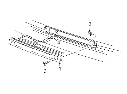 1997 Chevy Venture High Mount Lamps Diagram