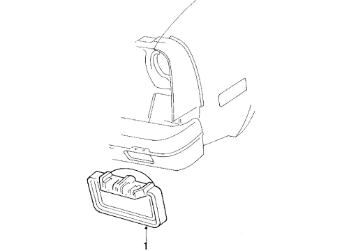 1986 Pontiac T1000 Park Lamps Diagram