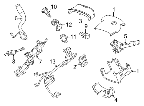 2017 GMC Sierra 3500 HD Switches Diagram 2 - Thumbnail