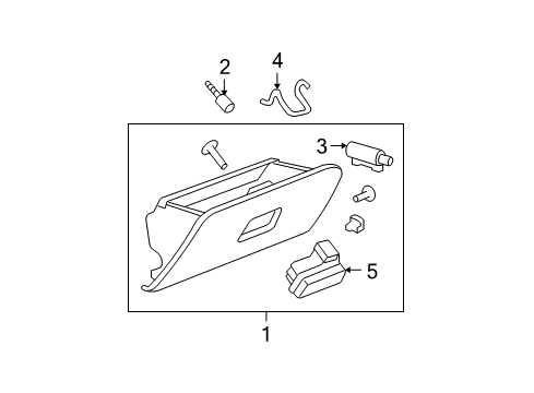 2007 Chevy HHR Glove Box Diagram