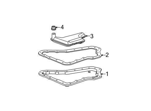 1998 Buick Park Avenue Transaxle Parts Diagram