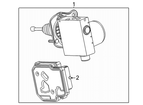 2020 Buick Encore GX ABS Components Diagram