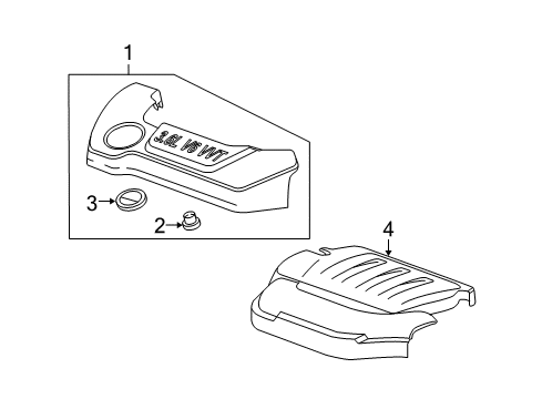 2010 Chevy Malibu Engine Appearance Cover Diagram 2 - Thumbnail