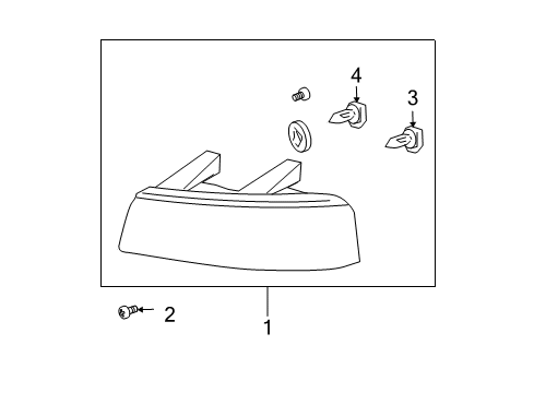 2021 Chevy Express 3500 Headlamp Components Diagram