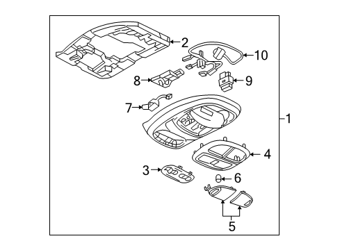 2006 Buick Rainier Overhead Console Diagram