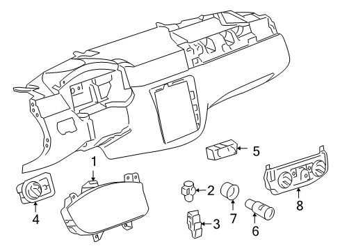 2010 Chevy Impala Switches Diagram 1 - Thumbnail