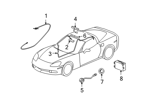 2007 Chevy Corvette Navigation System Diagram