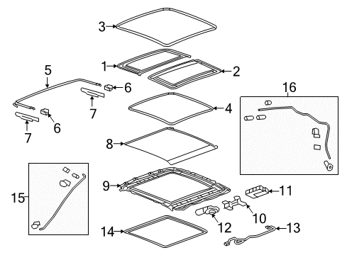 2023 Chevy Malibu Sunroof - Electrical Diagram