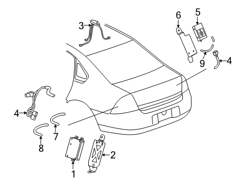 2007 Chevy Monte Carlo Electrical Components Diagram 3 - Thumbnail