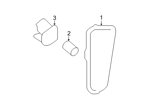 2009 Chevy HHR Bulbs Diagram 3 - Thumbnail