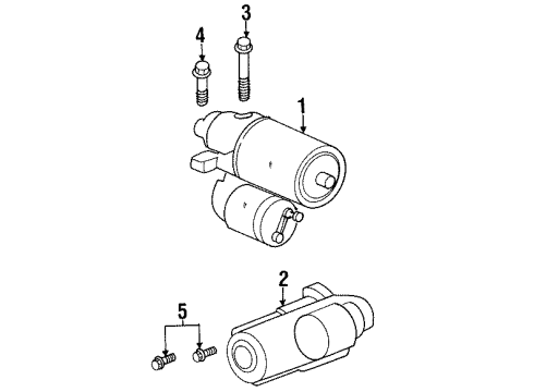 2002 Oldsmobile Aurora Starter Diagram