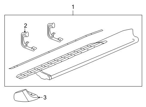 2006 GMC Yukon Running Board Diagram 2 - Thumbnail