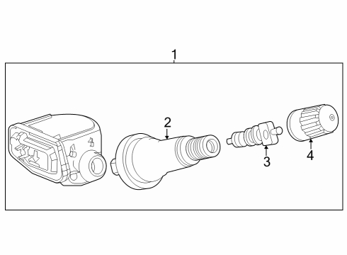 2024 Chevy Trax Tire Pressure Monitoring Diagram