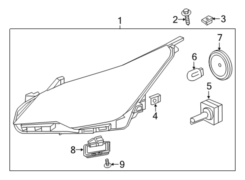 2020 Buick Envision Bulbs Diagram 2 - Thumbnail