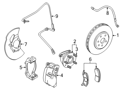 2013 Cadillac CTS Anti-Lock Brakes Diagram 16 - Thumbnail