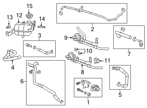 2020 Cadillac CT6 Hoses, Lines & Pipes Diagram