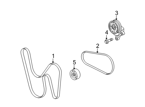 2010 Chevy Camaro Belts & Pulleys, Cooling Diagram 2 - Thumbnail