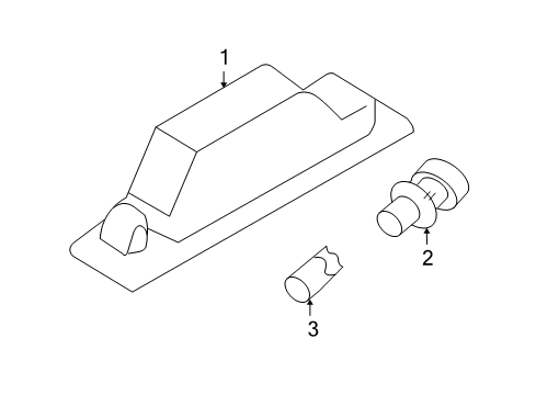 2008 Saturn Astra License Lamps Diagram