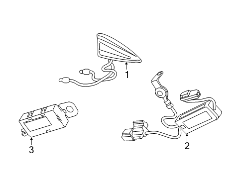 2019 Cadillac XT4 Radio Assembly, Rcvr Eccn=5A992 Diagram for 84511979