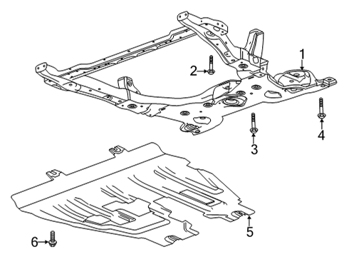 2023 Chevy Trailblazer Suspension Mounting  Diagram