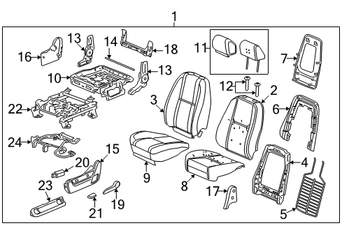 2011 Chevy Avalanche Power Seats Diagram 2 - Thumbnail