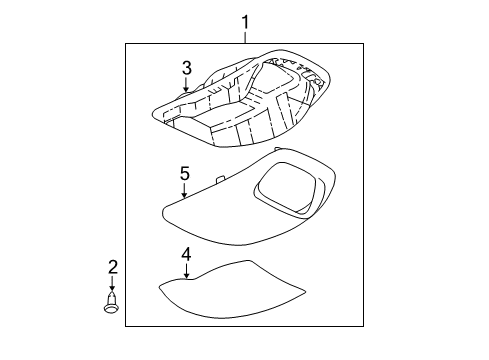 2002 Chevy Impala Overhead Console Diagram 3 - Thumbnail