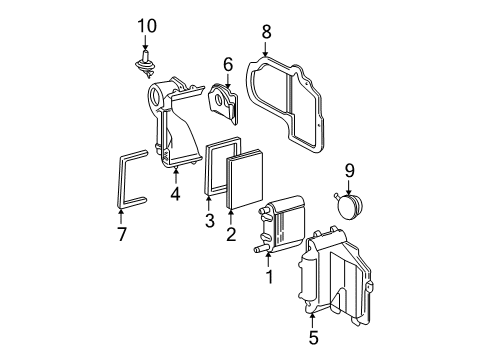 1998 Chevy S10 Actuator,Air Inlet Valve Diagram for 52477090