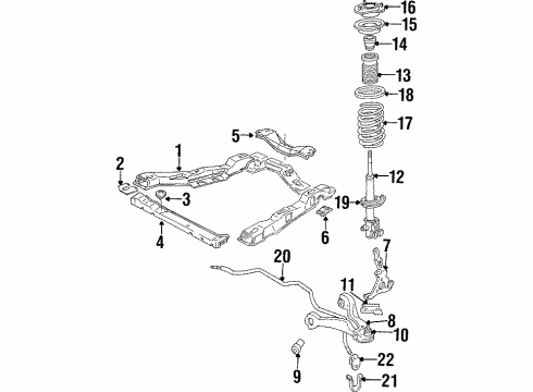 1987 Buick Century Dampener,Drive Line Vibration Diagram for 10137383