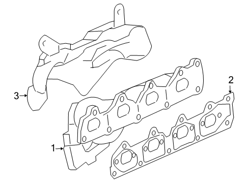 2007 Chevy Cobalt Exhaust Manifold Diagram 1 - Thumbnail