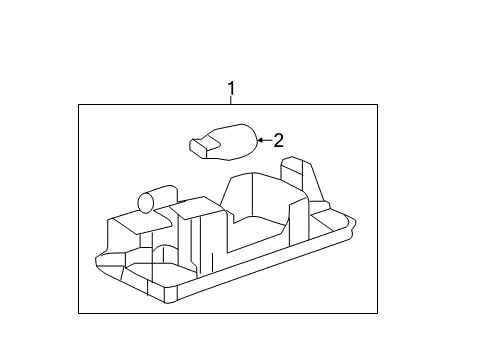 2018 Cadillac ATS License Lamps Diagram 2 - Thumbnail