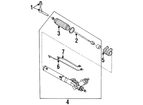 1995 Oldsmobile 98 Pump Assembly, P/S Diagram for 26035305