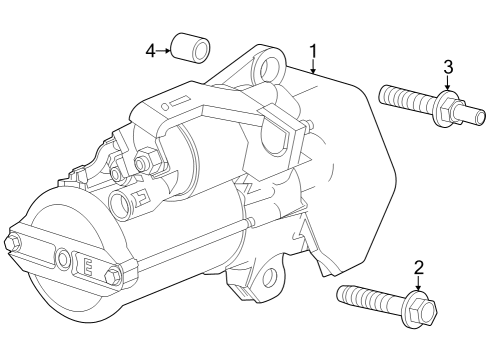 2024 Chevy Trax Starter Diagram