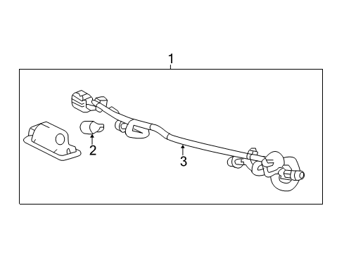 2015 Cadillac CTS License Lamps Diagram