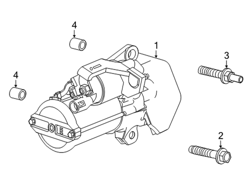 2021 Chevy Trailblazer Starter, Electrical Diagram 1 - Thumbnail