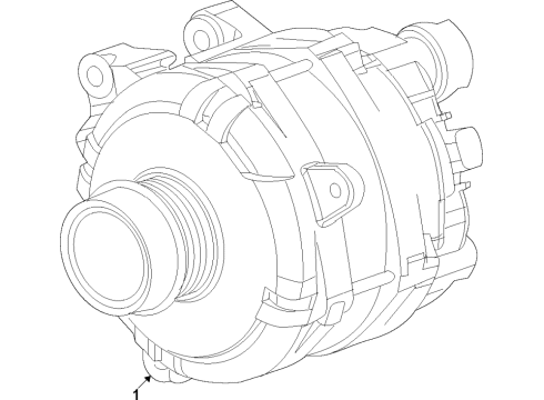 2020 Cadillac CT4 Alternator Diagram 1 - Thumbnail